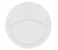 Delcasa DC2331 12.5 Inch Melamine Round Mess Tray - White 1 in UAE