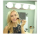 4 Bulb Led Makeup Mirror Light Suction Dressing Table Vanity Light Bathroom Wall Lamp - White 3 in OMAN