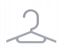 Delcasa DC1991 10Pieces Plastic Durable Non Slip Cloth Hanger Set -Grey 4 in UAE