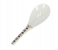 Delcasa DC1792 Melamine Durable Heavy Duty Rice Spoon with Soft Grip - White 1 in OMAN