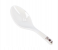 Delcasa DC1868 Durable and Heat Resistant Melamine Spoon with Long Handle - White 3 in UAE