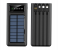 Zen 2 in 1 Portable 10000mAh USB and Solar Energy Power Bank with Direct Attached Output Cable for Android Type C and iPhone - Black 1 in UAE