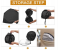 6 Piece Set Foldable Car Sunshade Cloth for Front Window - Silver 5 in OMAN