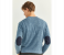 Springfield 140857713 Medium Patterned Cotton T-Shirt for Men - Medium Blue 3 in UAE