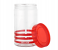 Delcasa DC2185 4 Piece Lightweight Plastic Canister Set - Red 2 in UAE