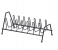 Delcasa DC1876 Portable Lightweight Simple Wire Draining Dish Rack -Black 2 in OMAN