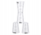Delcasa DC1757 4 Pieces 270ml Durable Polystyrene Stable Cup Set - Clear 4 in UAE