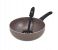 Delcasa DC1577BGE 9 Pieces Granite Coated Aluminium Cookware Set - Brown 4 in UAE