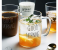 Glass Mug with Handle Good Morning Printed 3 in UAE