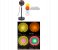 FN-Aluminum Alloy LED Sunset Projection Halo Lamp - Black 2 in UAE