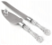 Stainless Steel Wedding Cake Knife and Server Set - Silver 1 in OMAN