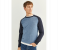 Springfield 140849614 Medium Patterned Cotton T-Shirt for Men - Medium Blue 1 in UAE
