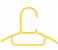 Delcasa DC1992 8Pieces Plastic Non Slip Cloth Hanger Set -Yellow 4 in UAE