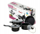 Dessini Regina 13 Pieces Cookware Set Non Stick Pan and Casserole with Kitchen Spatula Set- Black 1 in OMAN