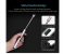 Candle Electric Lighter Rechargeable Windproof USB - Silver 4 in UAE