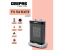 Geepas GRH28529 1500Watts Cearmic PTC Fan Heater with 2 Heat Settings - Silver 1 in UAE