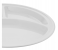 Delcasa DC2331 12.5 Inch Melamine Round Mess Tray - White 4 in UAE