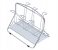 Delcasa DC1690 6 Piece Durable Stainless Steel Glass Rack with Rectangular Base - Silver 3 in OMAN