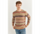Springfield 140855051 Large Patterned Cotton T-Shirt for Men - Beige 1 in UAE
