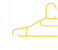 Delcasa DC1992 8Pieces Plastic Non Slip Cloth Hanger Set -Yellow 2 in UAE