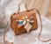 FN-Silk Scarf Shoulder New Ladies Hand Bags for Mobile Phone and Coin Purse - Brown 1 in UAE