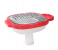 Delcasa DC1661 Durable Large Box Grater with Storage Container - Silver and Red 2 in UAE
