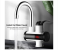 Leeofty 3000W Waterproof Instant Hot Water Faucet Electric Water Heater Tap with LED Digital Display - Silver 2 in UAE