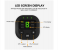Micro Current Fitness Belt Home Muscle Training Device with Digital Display - Black 3 in UAE
