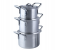 Kawashi Aluminium Cooking Pot Set 6Pcs Highly Durable - Silver 1 in UAE