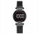 Fashionable Iron Strap Digital Display Magnetic Watch For Women - Black 2 in KSA