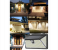 Three Sided Luminous Waterproof 6000K Motion Sensor Wall Mounted Solar LED Light -Black 3 in UAE