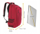 Tucano BLABK-R Lato Durable Backpack for NoteBook 17 Inch MacBook 16 Inch - Red 4 in UAE