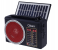 Clikon CK838 1200mAh Radio with Solar Panel - Black 1 in UAE