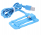 2 in 1 1.2m Micro USB Data Charging Cable Cord and Sync Charging Dock Phone Holder 1 in UAE