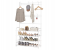 4-Tier Shoe Bench and 8 Hooks Multifunctional Shoe and Hat Rack Storage Shelf - White 3 in OMAN