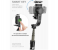 Generic Bluetooth Handheld Gimbal Stabilizer Selfie Stick Holder with Tripod - Black 7 in UAE