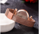 Fashionable Iron Strap Digital Display Magnetic Watch For Women - Rose Gold 3 in KSA