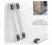 Generic Adjustable Mobile Fridge Base Frame Washing Machine Base Stand - Silver 7 in UAE