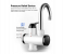Leeofty 3000W Waterproof Instant Hot Water Faucet Electric Water Heater Tap with LED Digital Display - Silver 8 in UAE