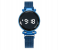 Fashionable Iron Strap Digital Display Magnetic Watch For Women - Blue 3 in KSA