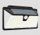 Three Sided Luminous Waterproof 6000K Motion Sensor Wall Mounted Solar LED Light -Black 4 in UAE