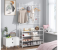 4-Tier Shoe Bench and 8 Hooks Multifunctional Shoe and Hat Rack Storage Shelf - White 2 in OMAN