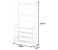4-Tier Shoe Bench and 8 Hooks Multifunctional Shoe and Hat Rack Storage Shelf - White 4 in OMAN