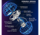 Globe Shape Magic Controller Mini Drone Flying Ball Toy for Children - Blue 6 in OMAN