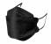 KF94 10 Pieces 3D Face Safety Mask for Adult Protection Filter Efficiency - Black 1 in UAE