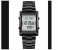 SKMEI-LED Chain Strapped Digital Qibla Muslim Watches for Men - Black and White 1 in UAE