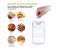 Generic 6 Piece Airtight Food Storage Value Set Clear Containers with Black Lids extra large Transparent Storage - Transparent 6 in UAE