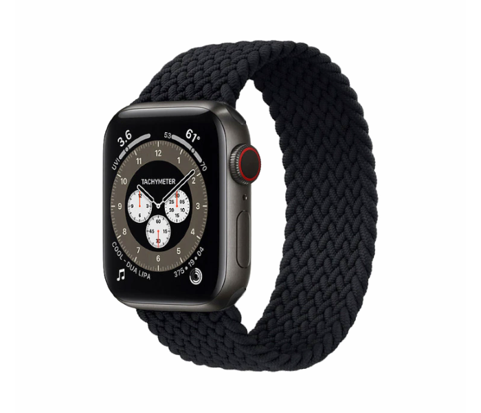 Hyphen HWSABWBKS9336 38 Mm To 40Mm Small Apple Braided Watch Strap Black 5 in UAE