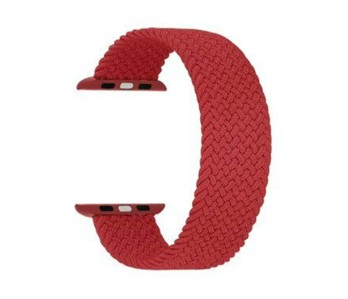 Hyphen HWSABWRDL0394 43 Mm Large Apple Braided Watch Strap Red - Delete 6 in UAE