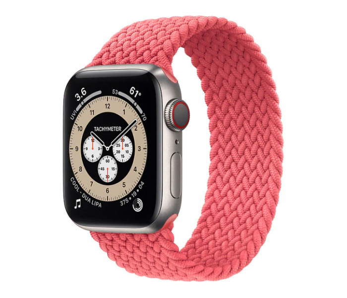Hyphen HWSABWPKM0776 42 Mm To 44Mm Medium Apple Braided Watch Strap Pink 1 in UAE